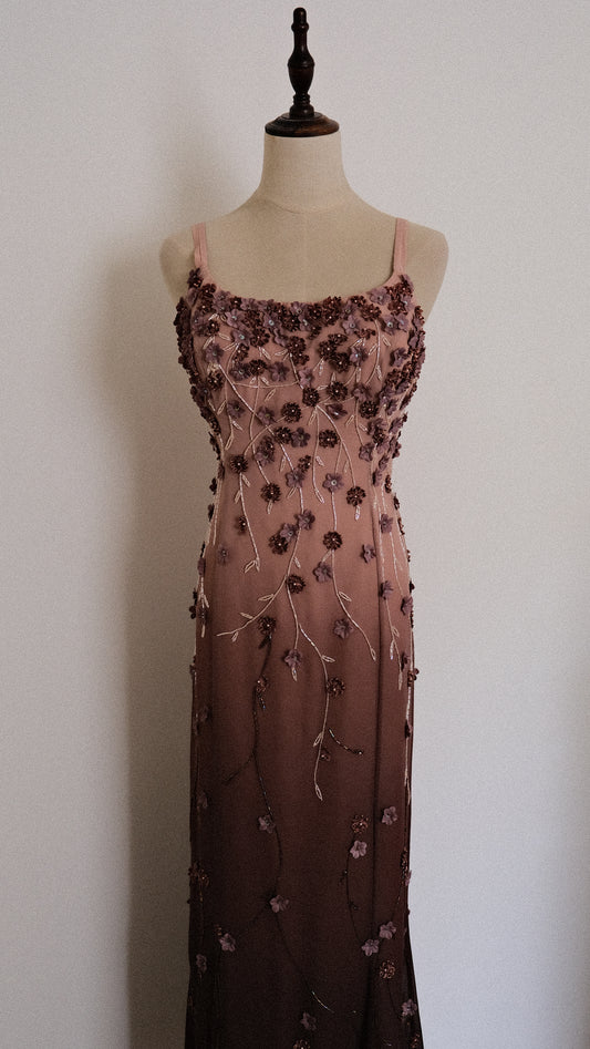 Hugged by Florals dress (M/L)