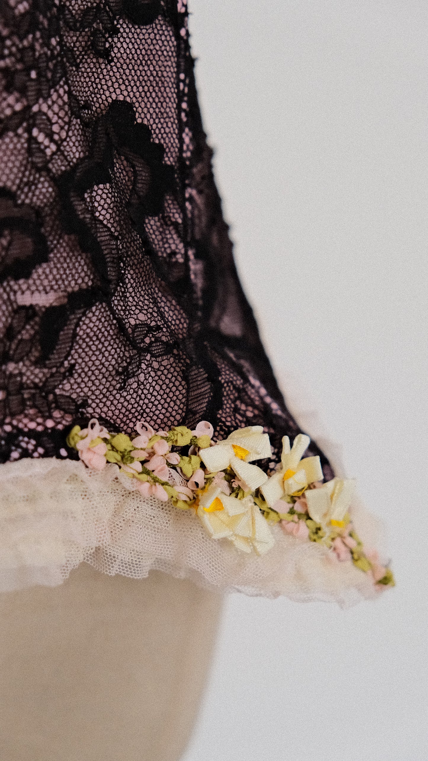 Chantal Thomass Midnight Lace corset (80B/36B)
