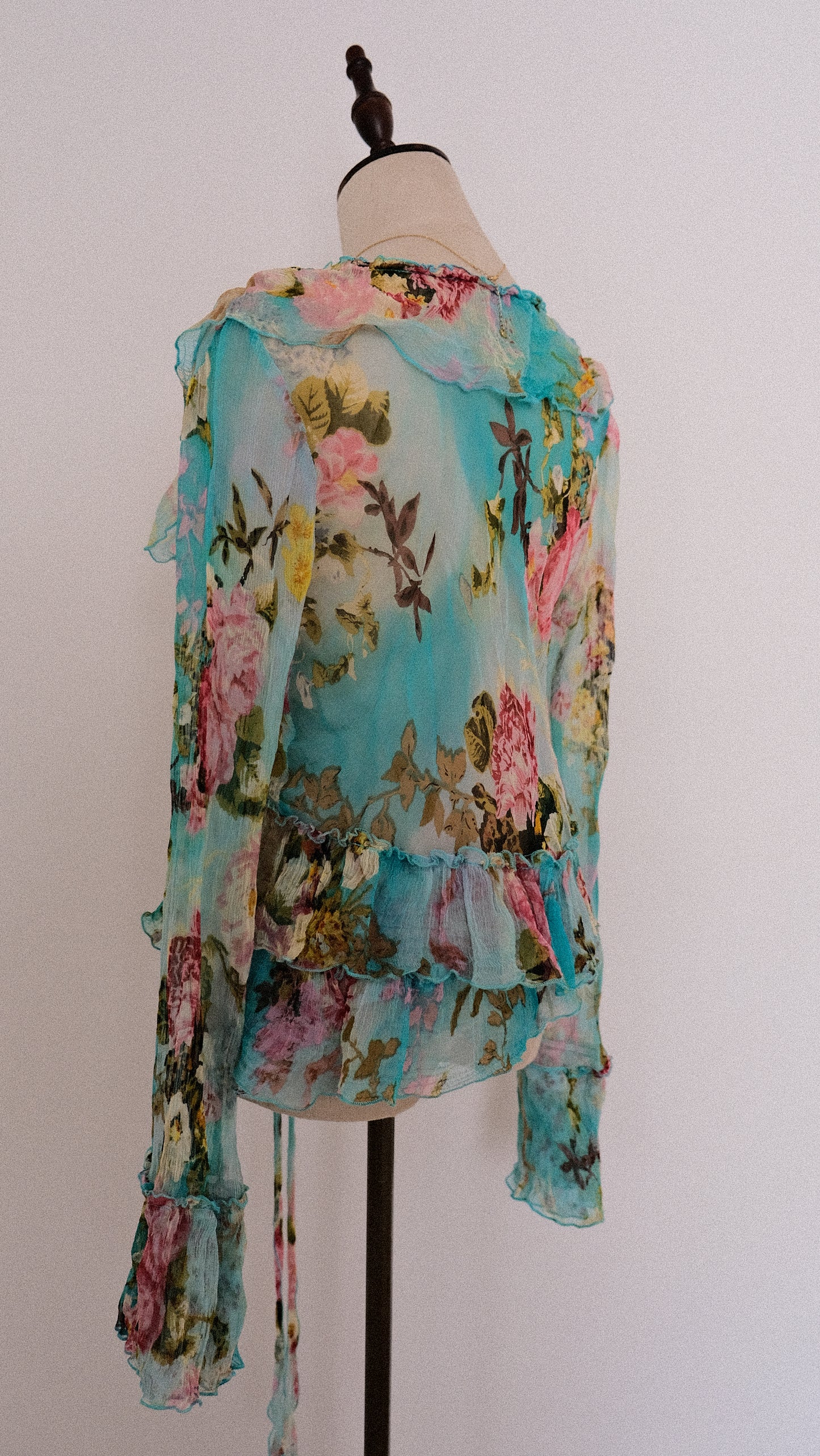 Vintage French Floral blouse (M)