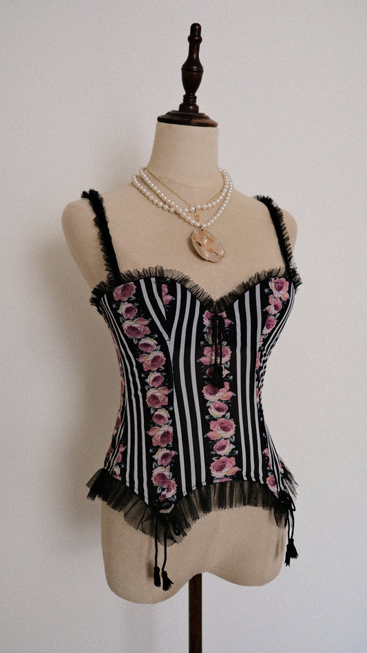 Chantal Thomass Delicate Florals corset (70B/32B)