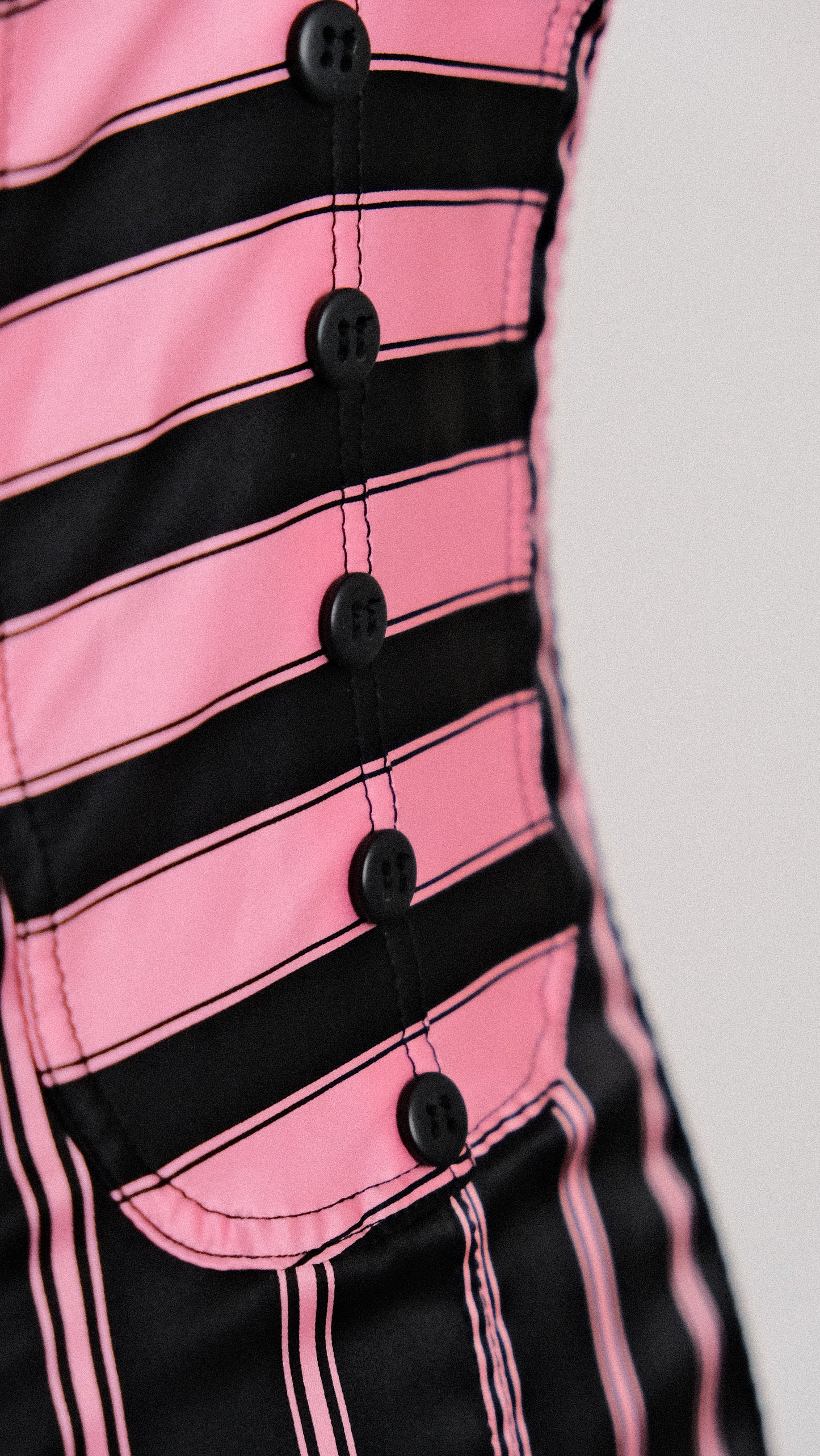 Chantal Thomass black & pink corset (70B/32B)