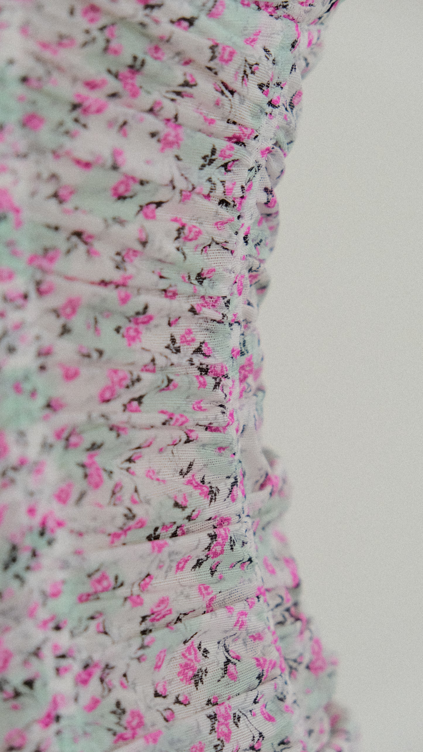 Chantal Thomass Floral Ruffle corset (75B/34B)