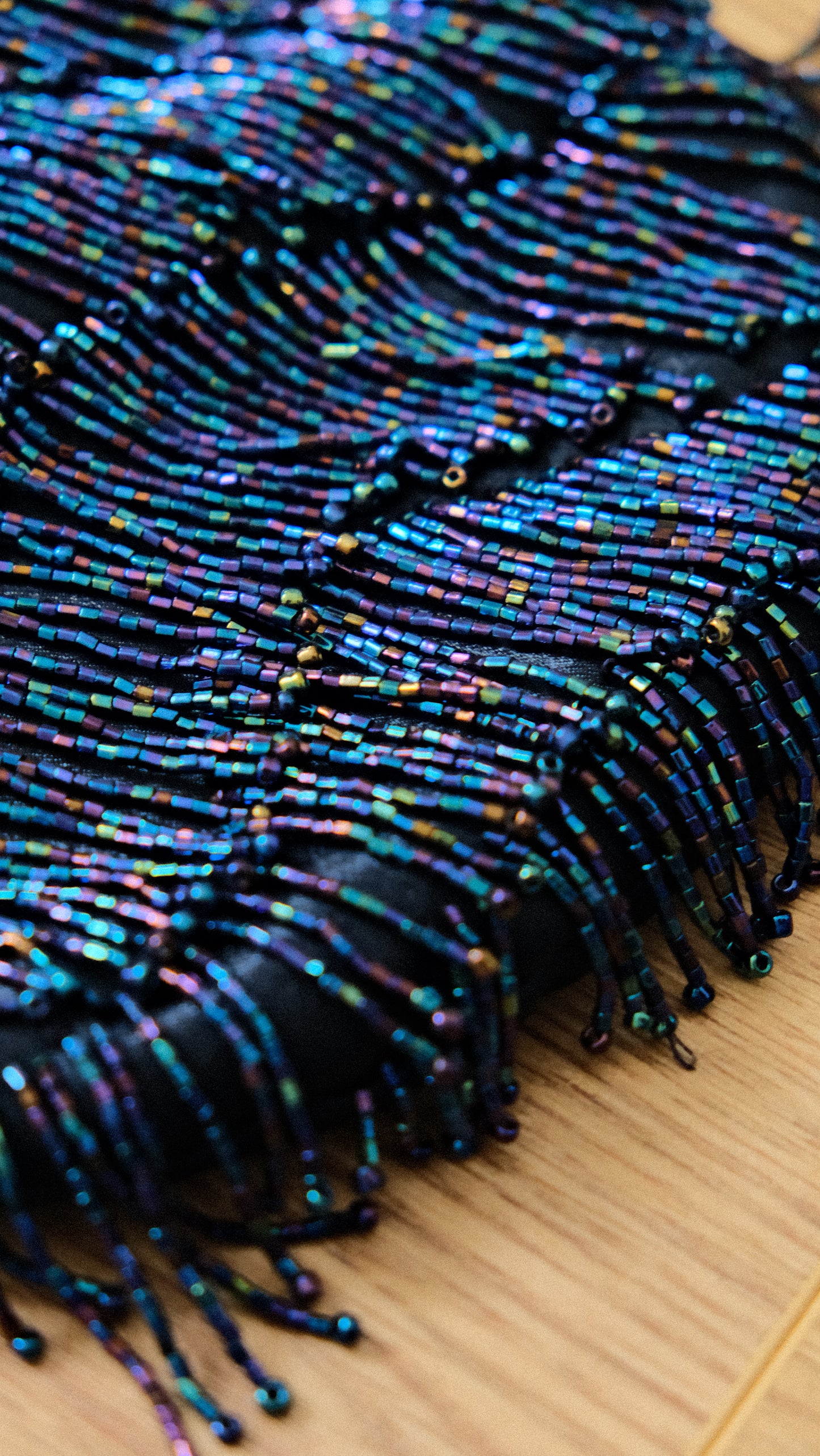 Cosmic Blue Fringe bag