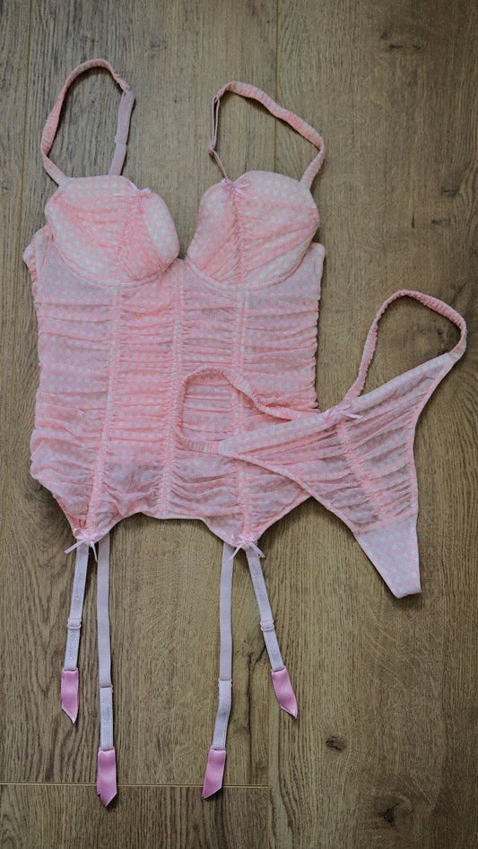 Chantal Thomass Gingham 2 piece set (70B/32B)