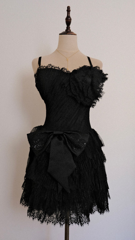 Swan ballerina dress (S/M, M)