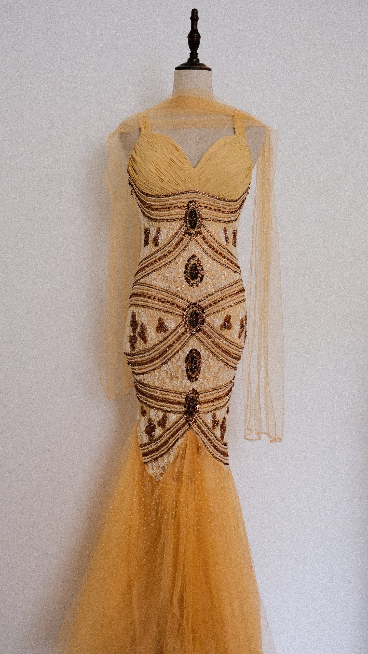 The sunset majesty evening dress (S/M)
