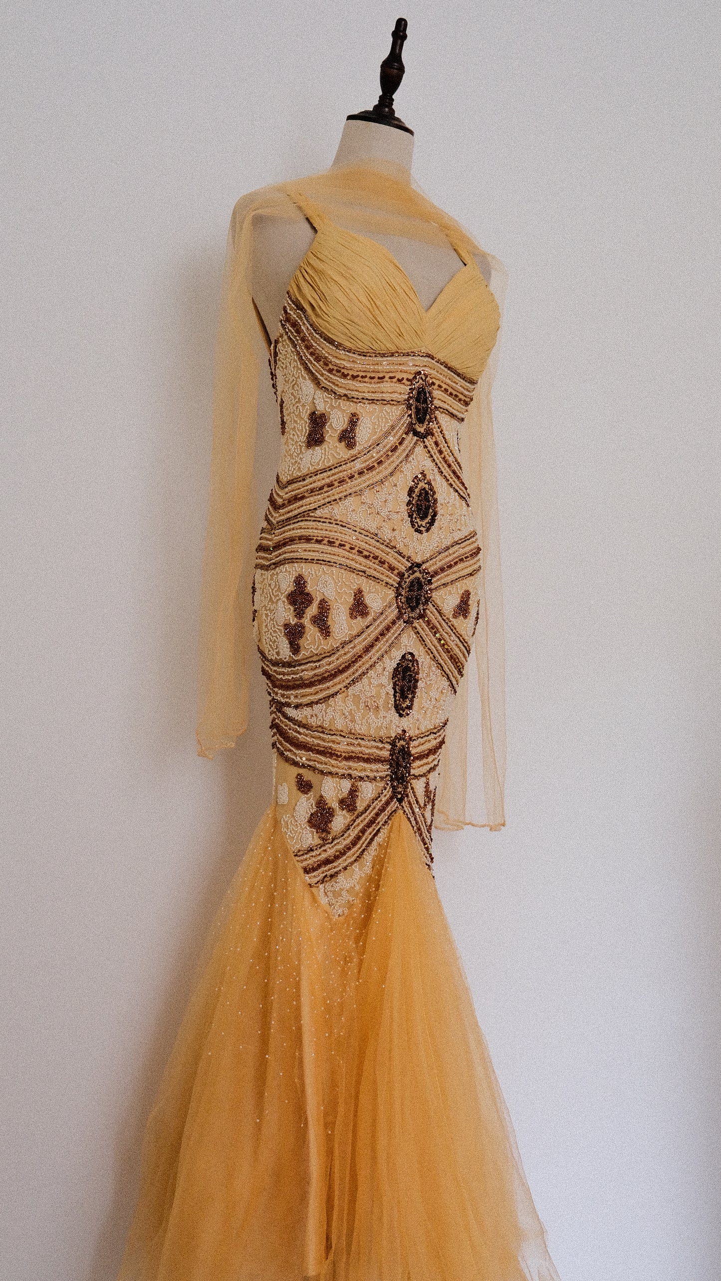 The sunset majesty evening dress (S/M)