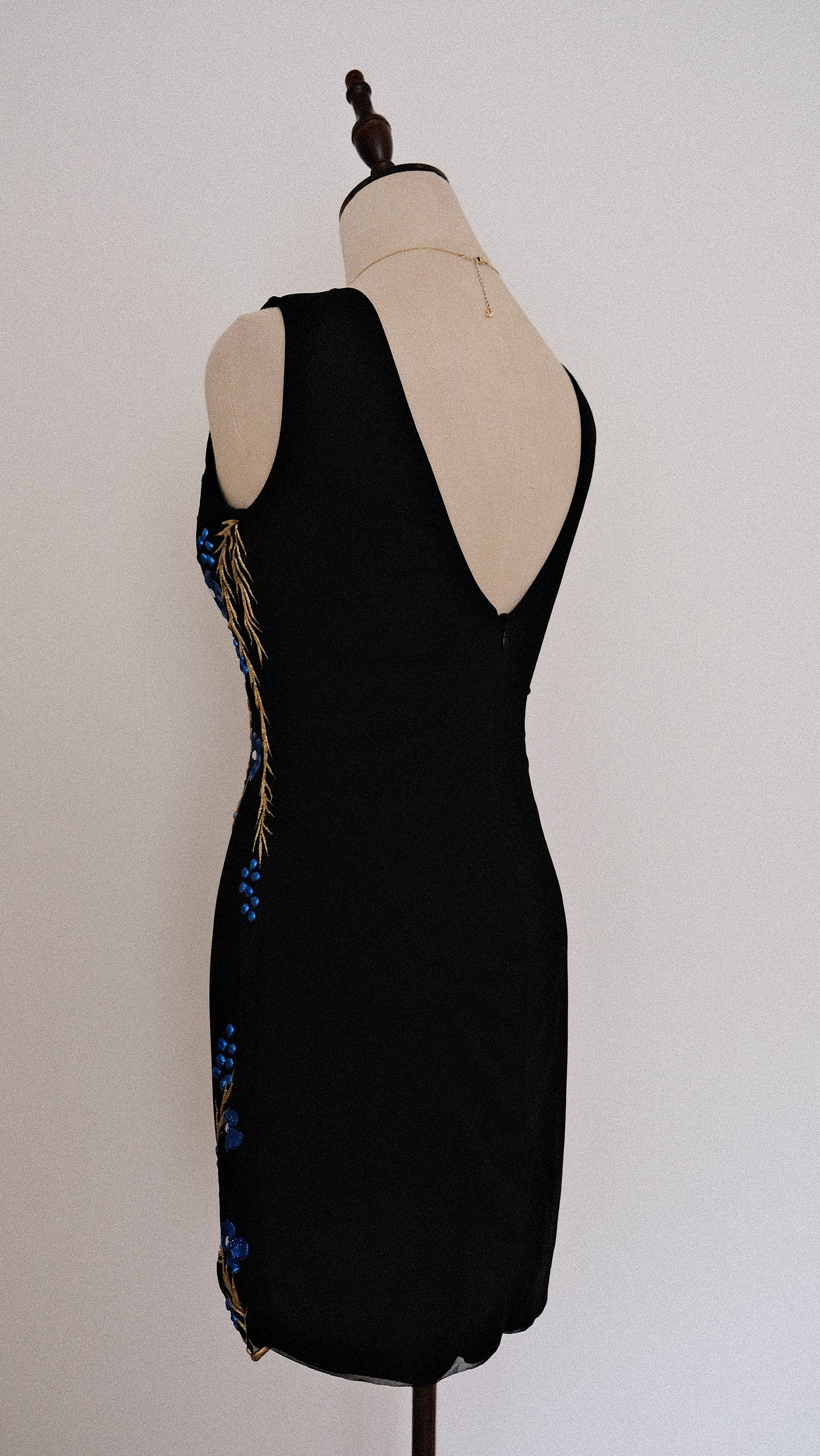 Forget-me-not mini dress (S/M)