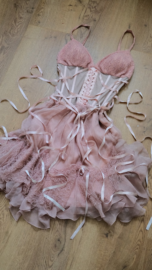 Blushing fairy dress (S/M, M)