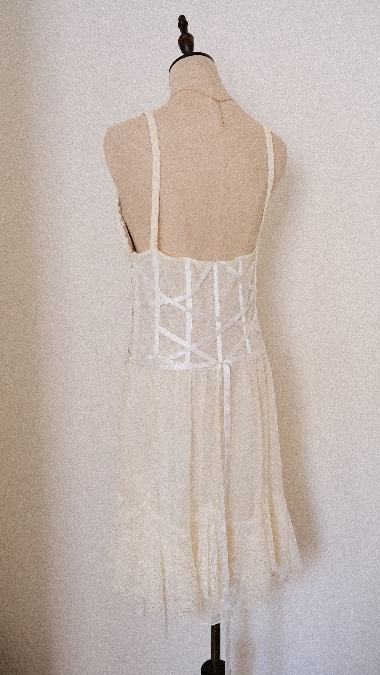 Delicate Bridal Fantasy dress (S/M, M)