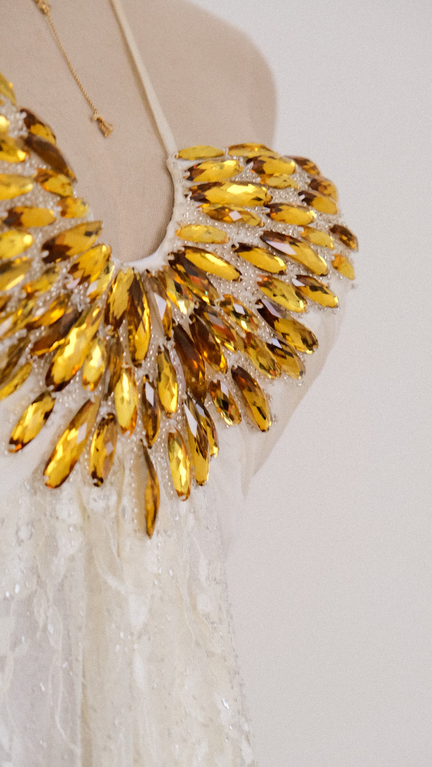 Elegant sunshine bridal dress (S)