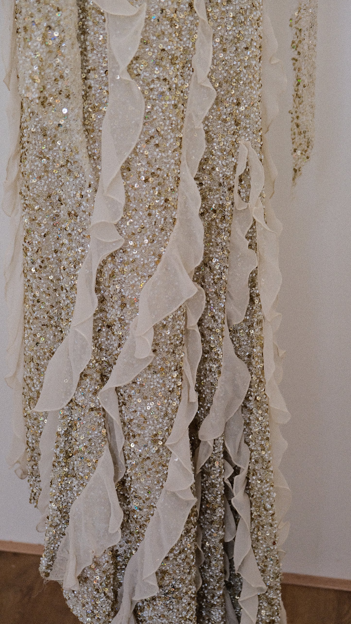 Washed ashore vintage mermaid gown (XS/S, S)