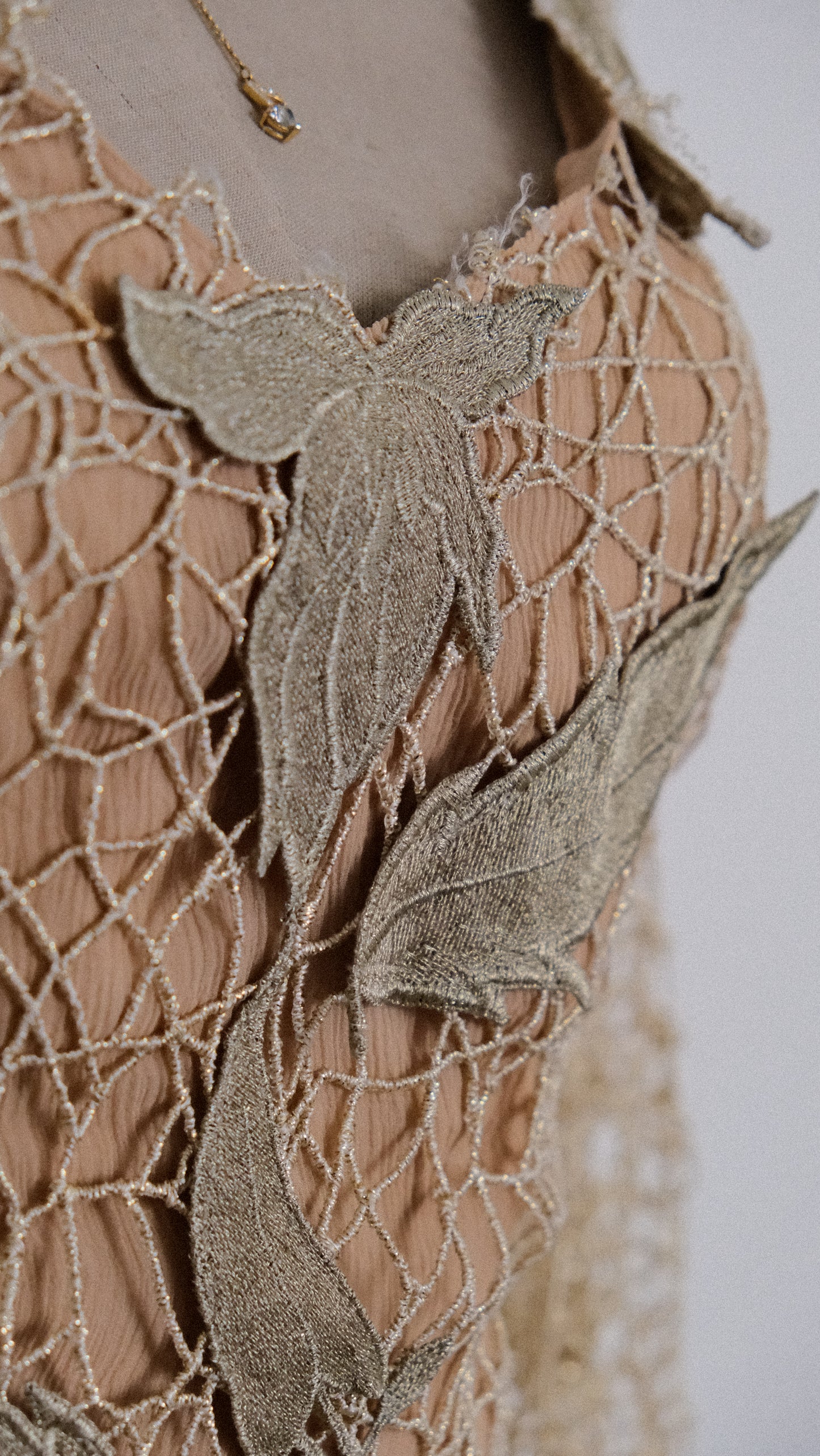 Draped in golden nets fairy 2 piece (S/M, M)
