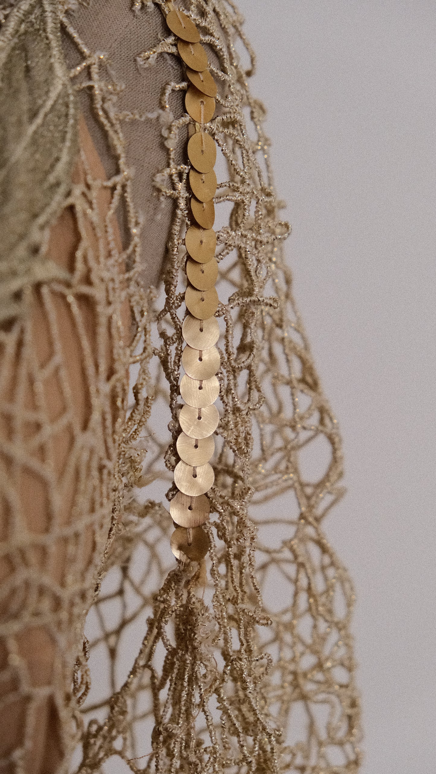 Draped in golden nets fairy 2 piece (S/M, M)