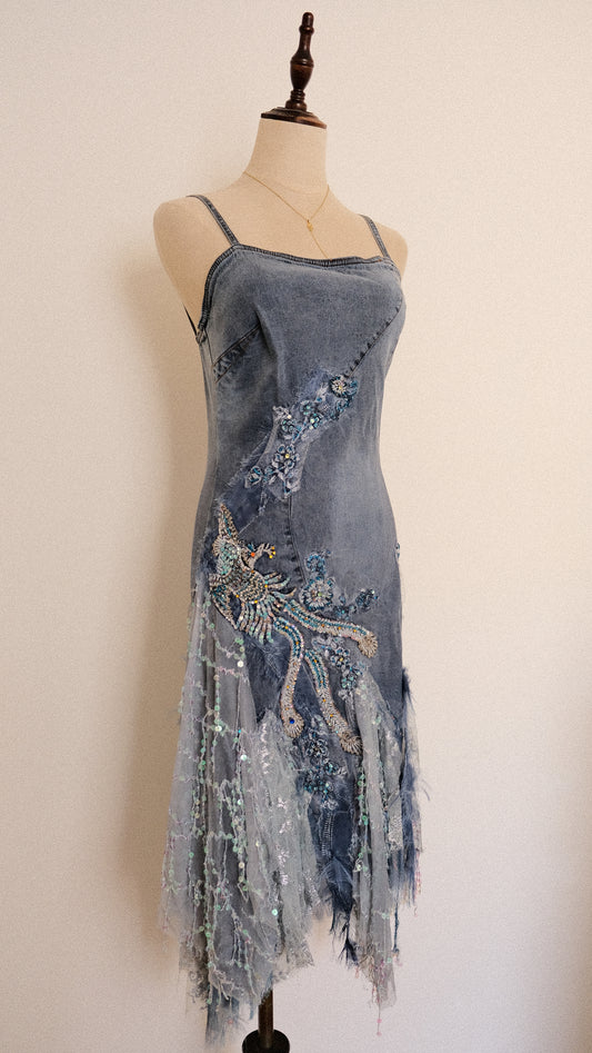 Midnight blue fairy dress (S-M)