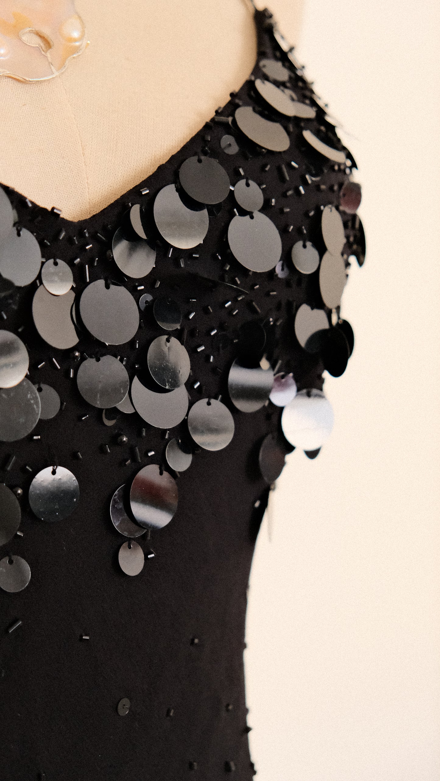 Starlit night sequin dress (M)