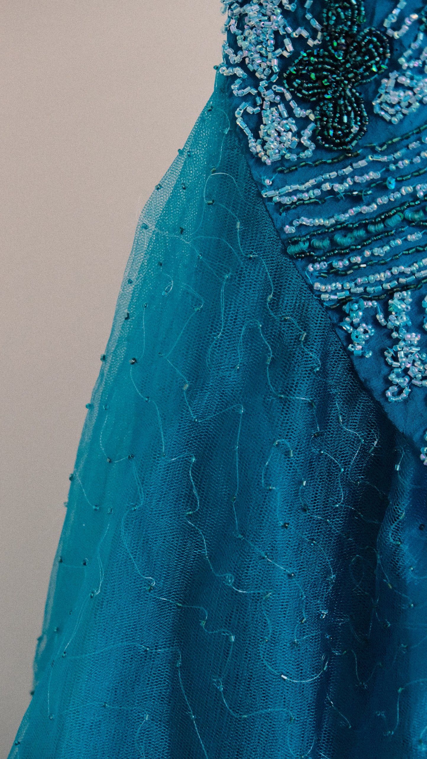 Goddess of the deep aqua dress (M, M/L)