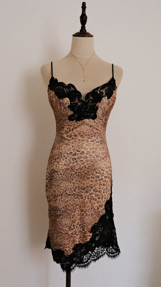 Cheetah romance dress (S, S/M, M)