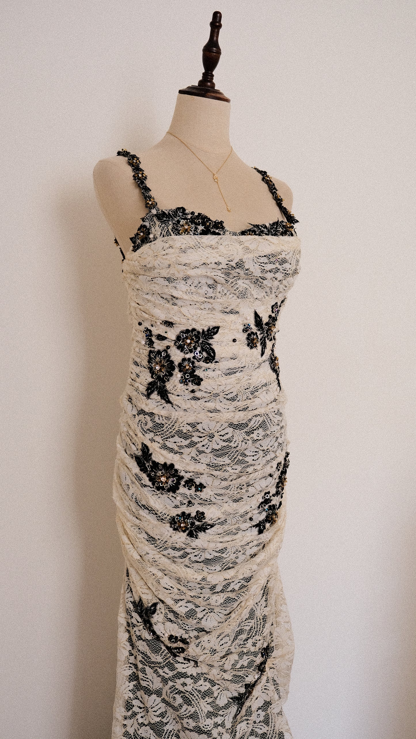 Moonlit Masquerade evening dress (S, S/M)