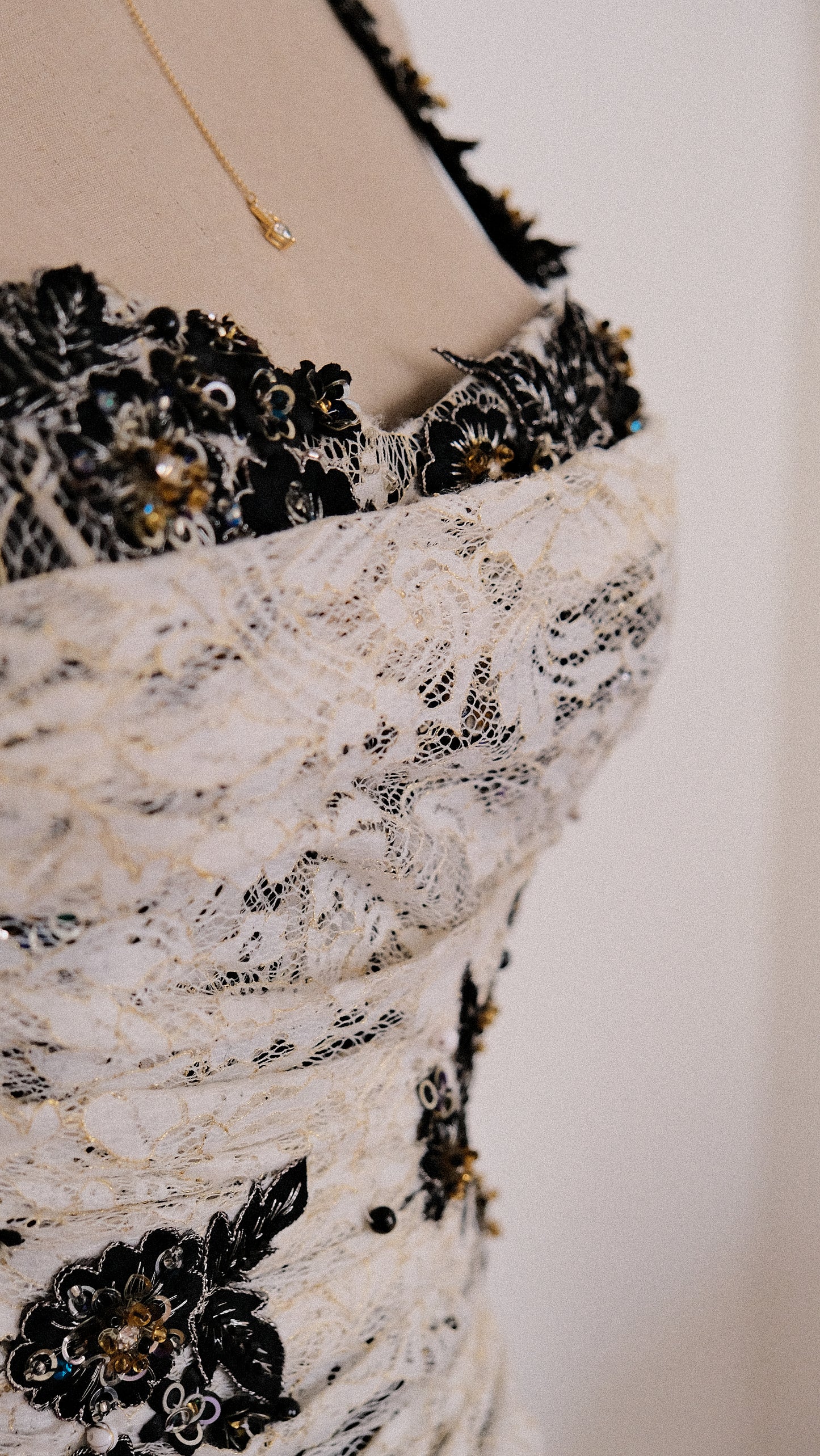 Moonlit Masquerade evening dress (S, S/M)