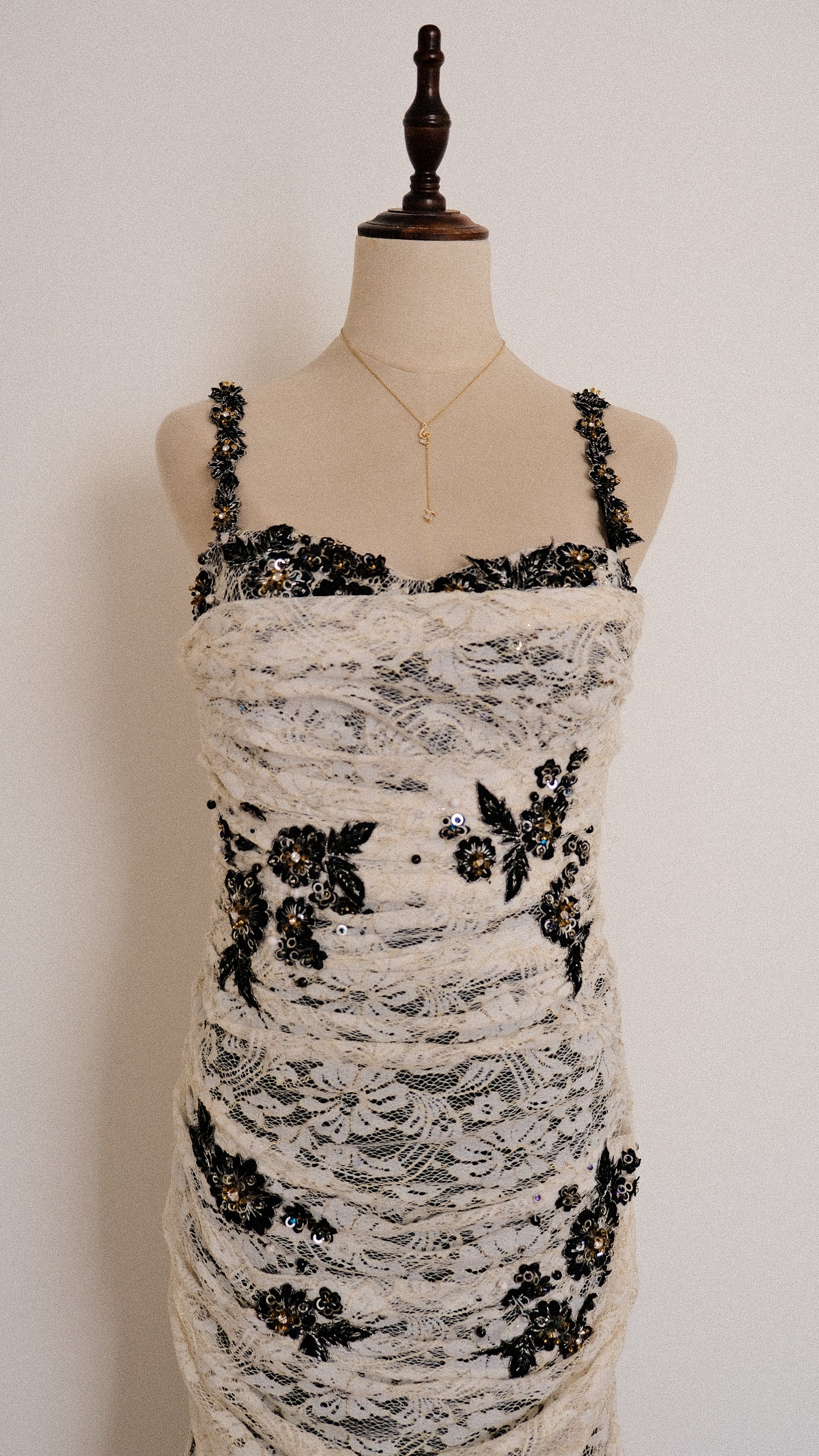 Moonlit Masquerade evening dress (S, S/M)