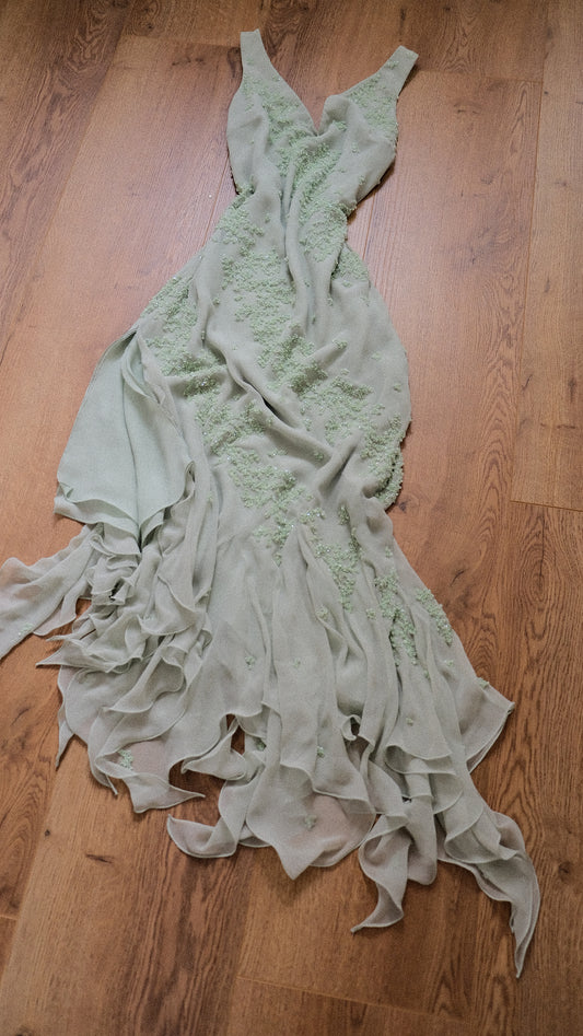 Minty fairy dream dress (M)