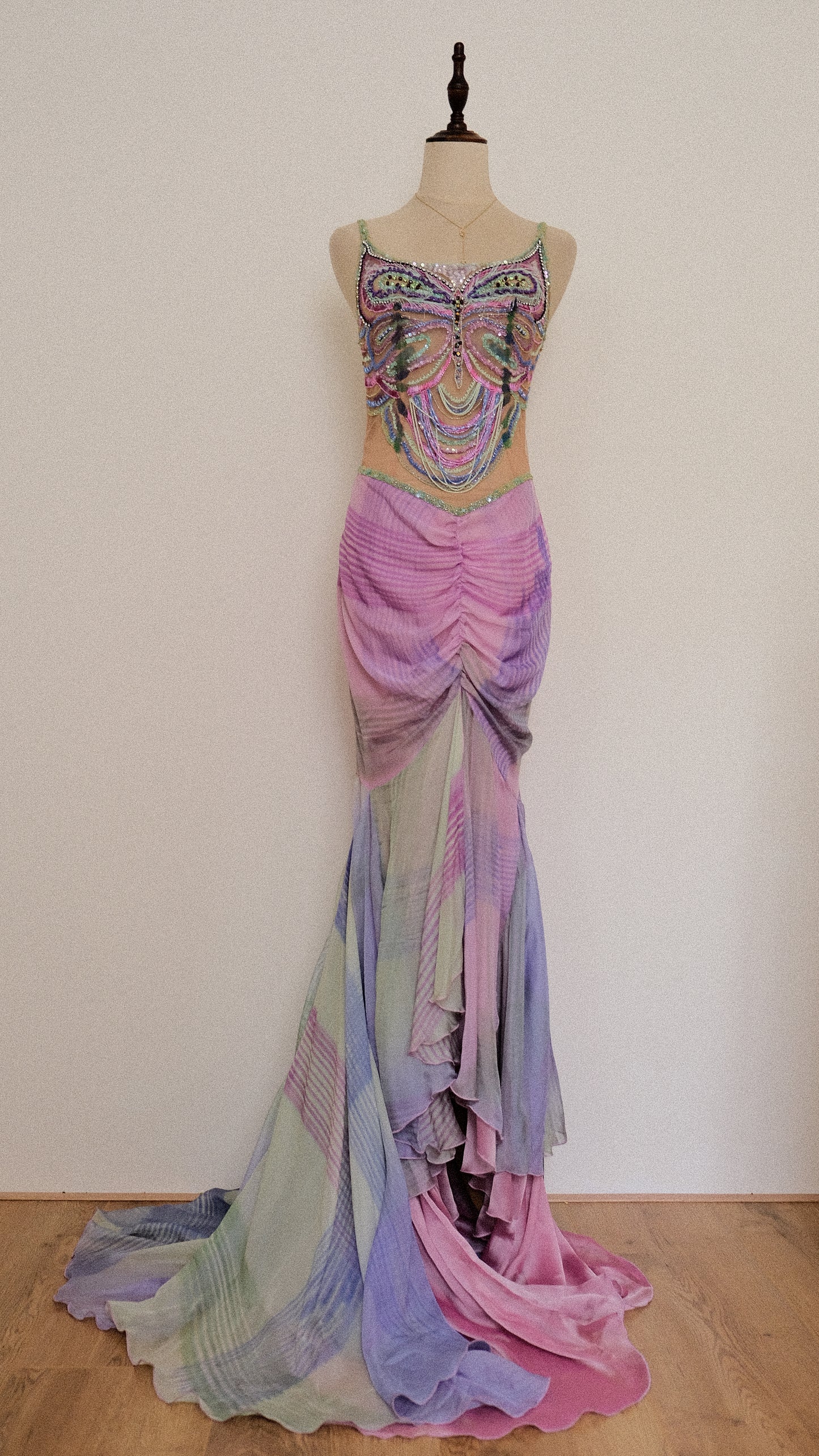 Butterfly evening gown (M)