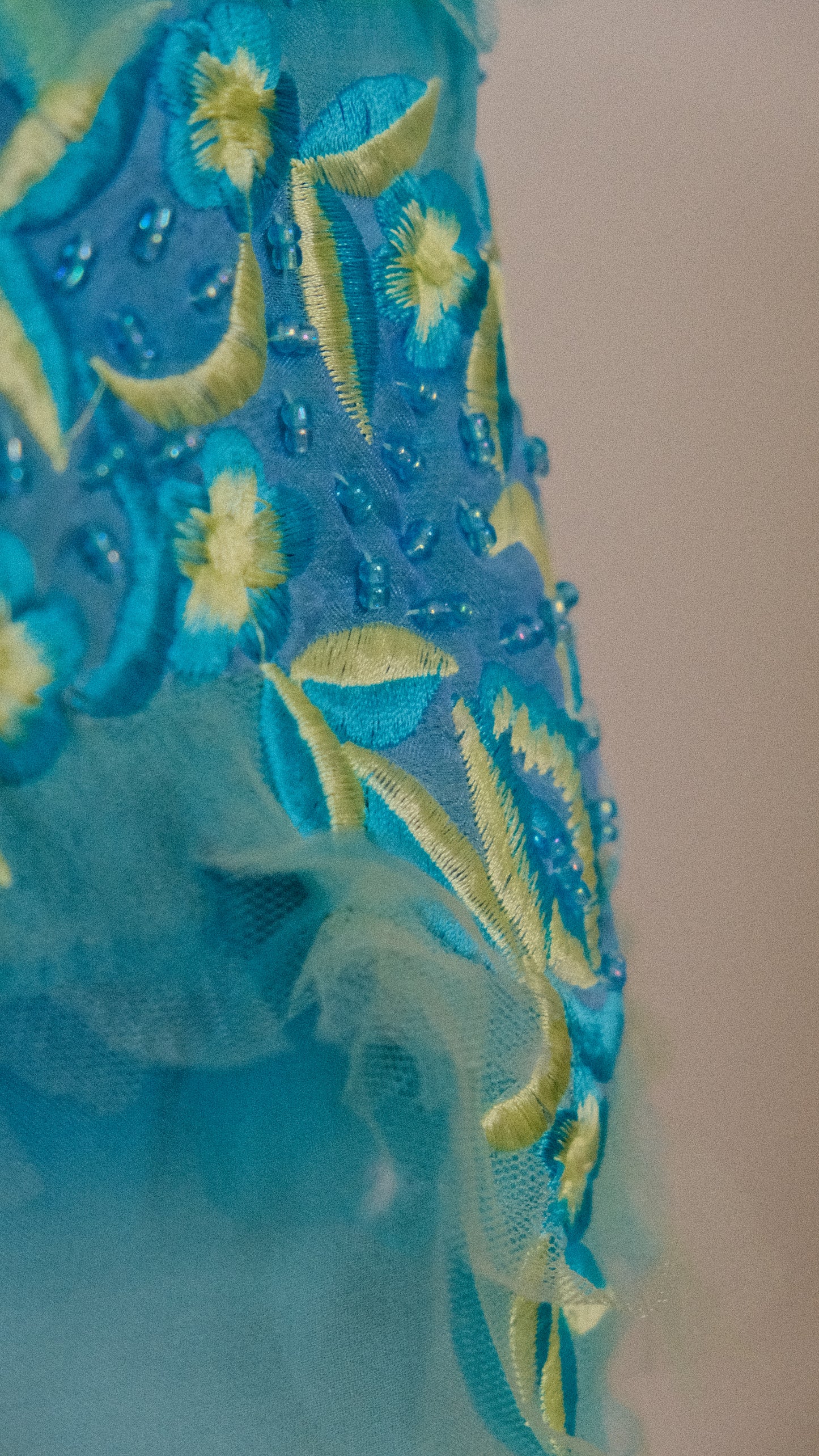 Ocean breeze cloud bustier dress (S, S/M)