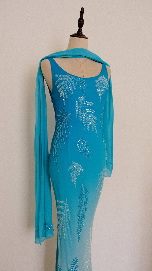 Sparkling frost dress (S/M, M)