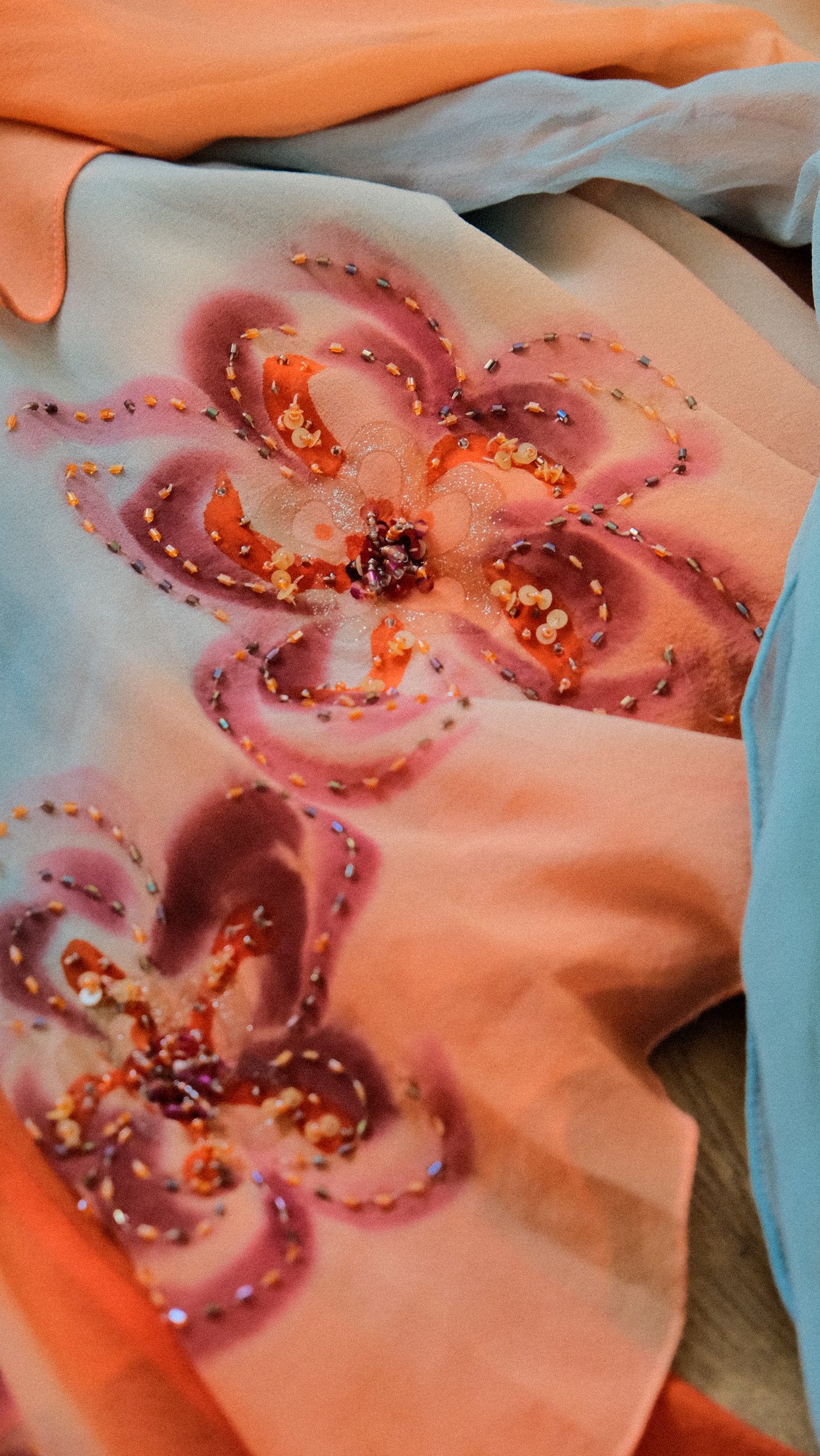 Sunset cascade dress (S/M)