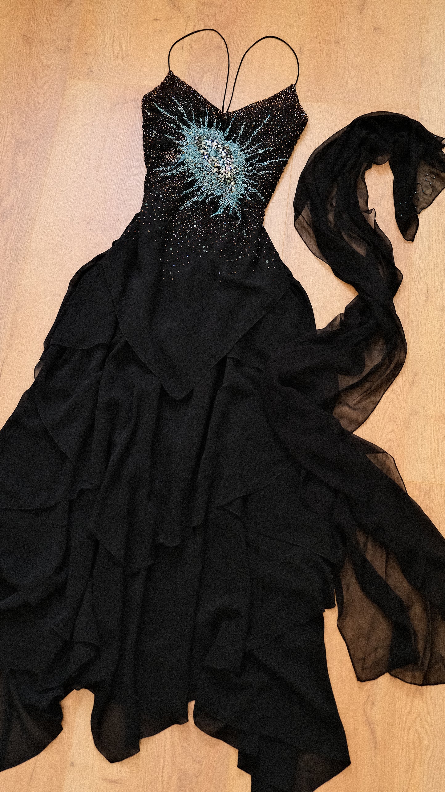 Cosmic sparkle dress (S/M, M)