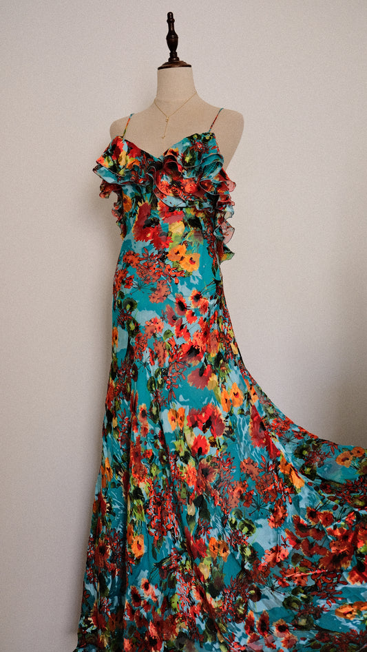 Garden bloom dress (M)