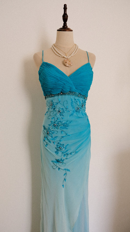 The oceanic mist marina dress (S/M, M)