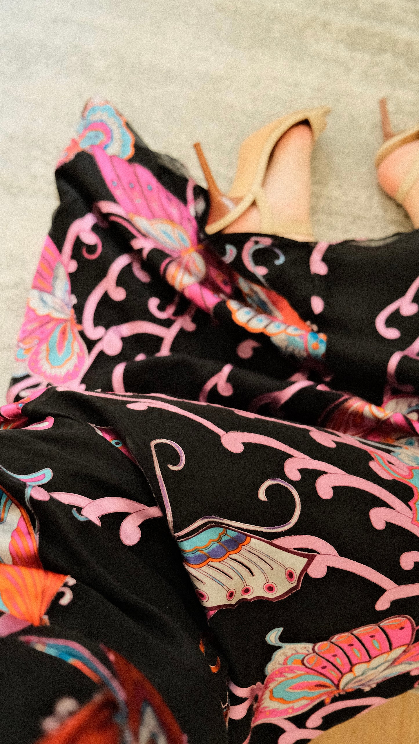 Nocturne Flutter dress (L, L/XL)