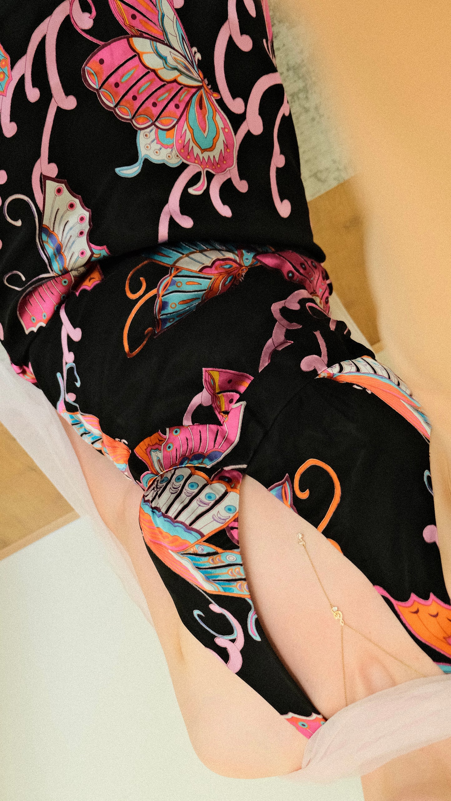 Nocturne Flutter dress (L, L/XL)