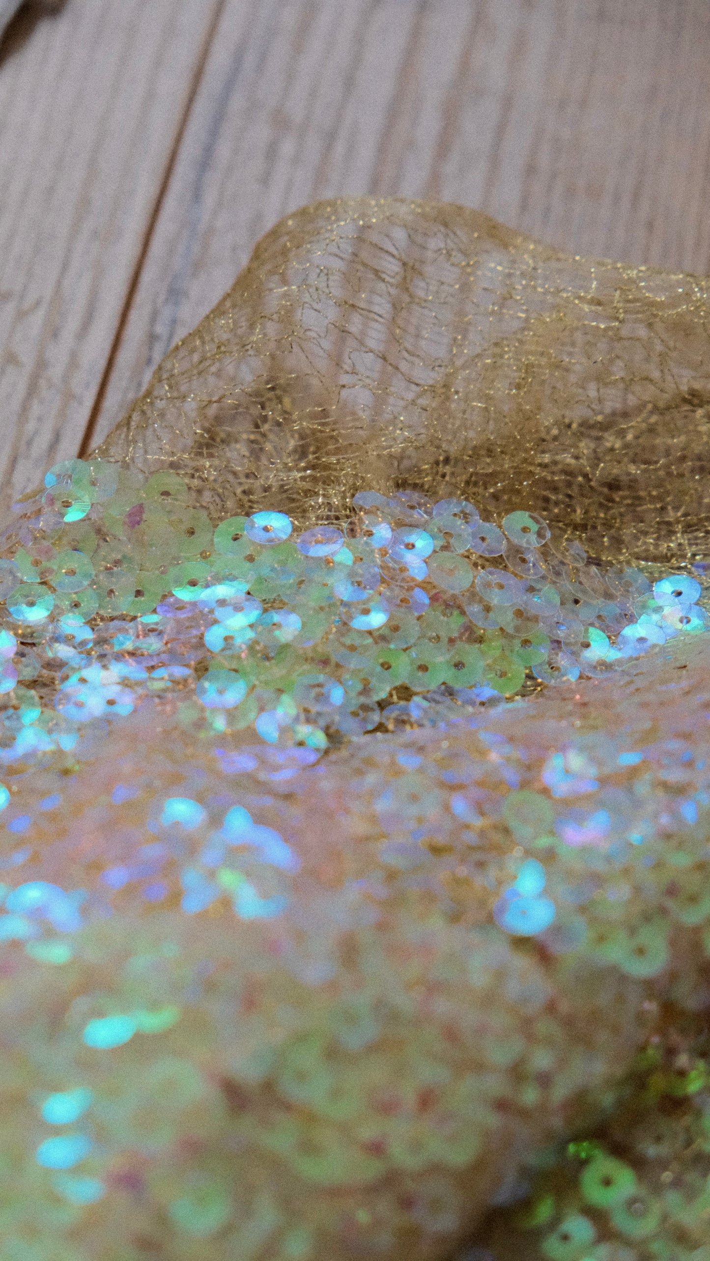 Seafoam Sequin dress (S)