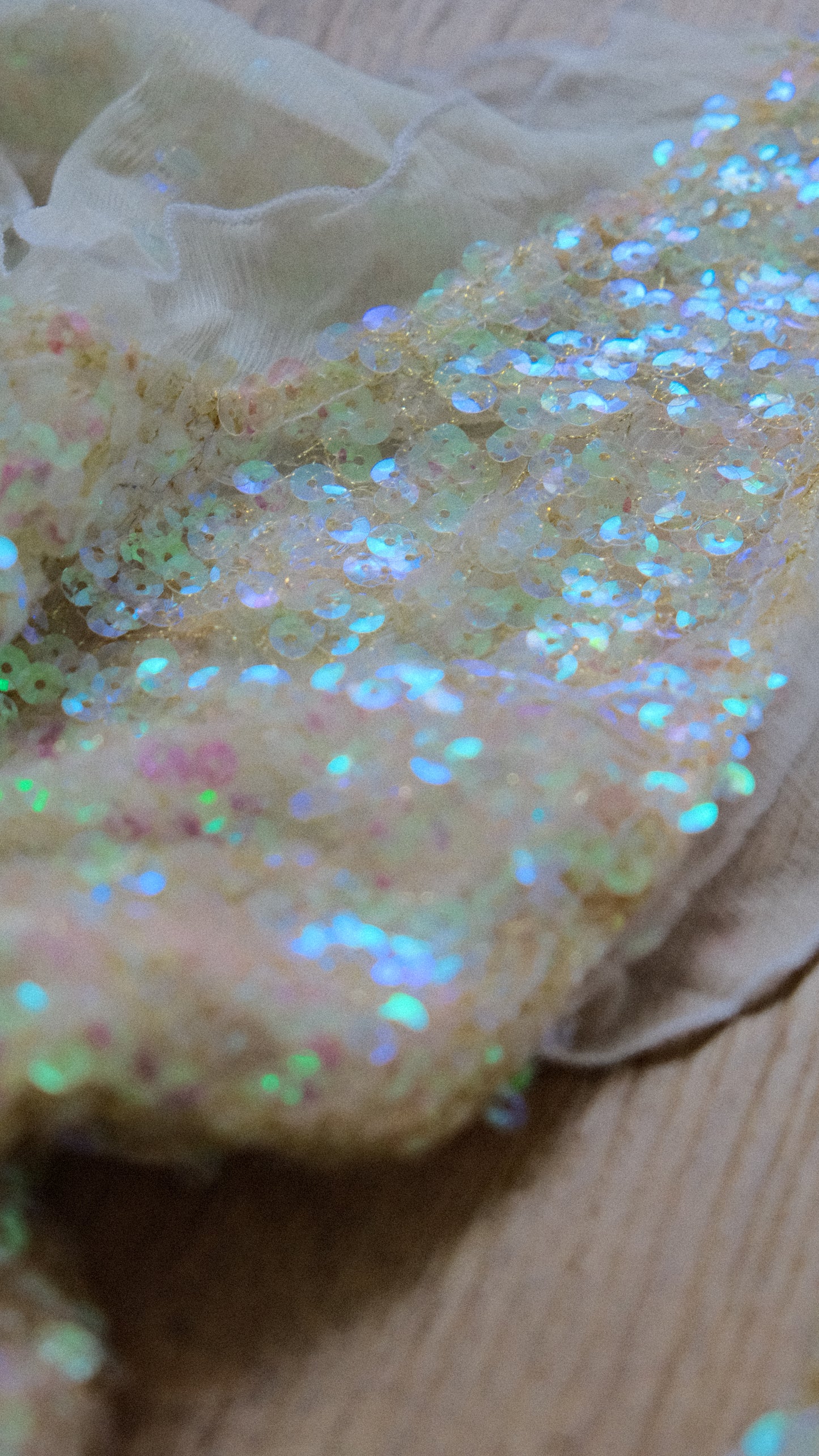Seafoam Sequin dress (S)