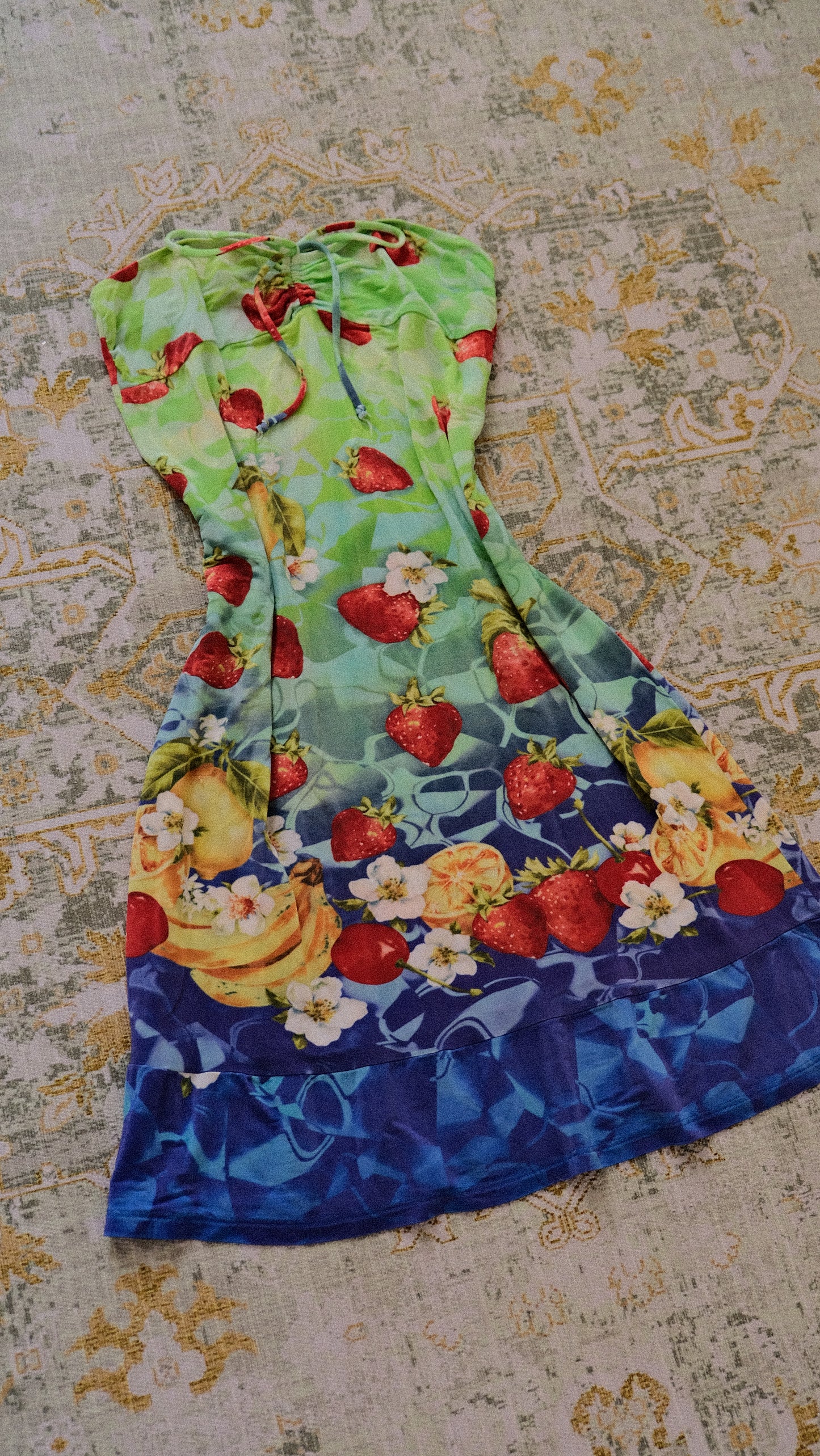 Dolce and Gabbana beachwear Fruity y2k dress (S)