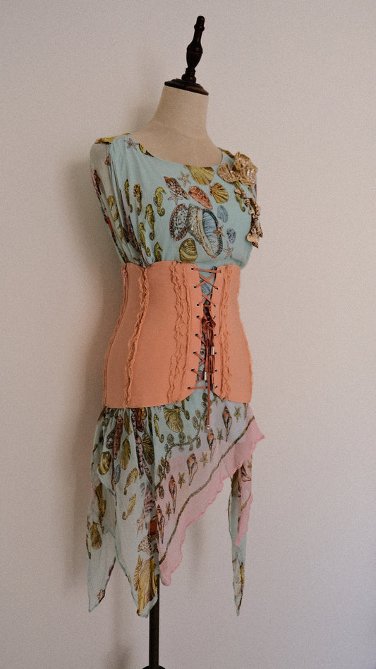 La Perla Blush garterskirt (S-M)