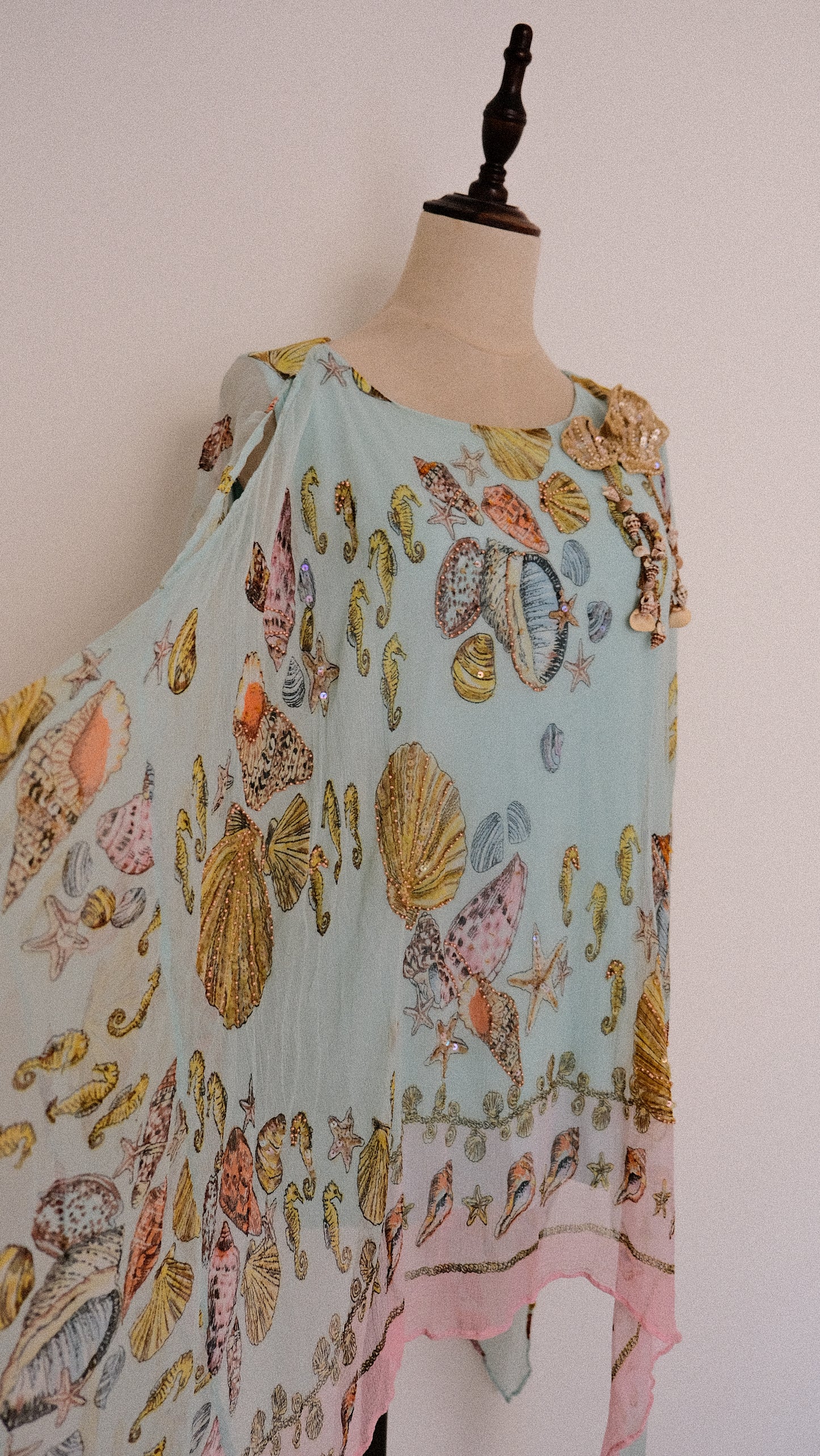 Rene Derhy Ocean poncho (M-L)