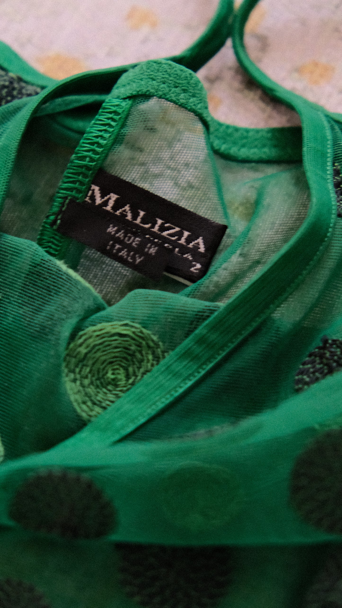 Malizia Sheer Polka dot babydoll (M)