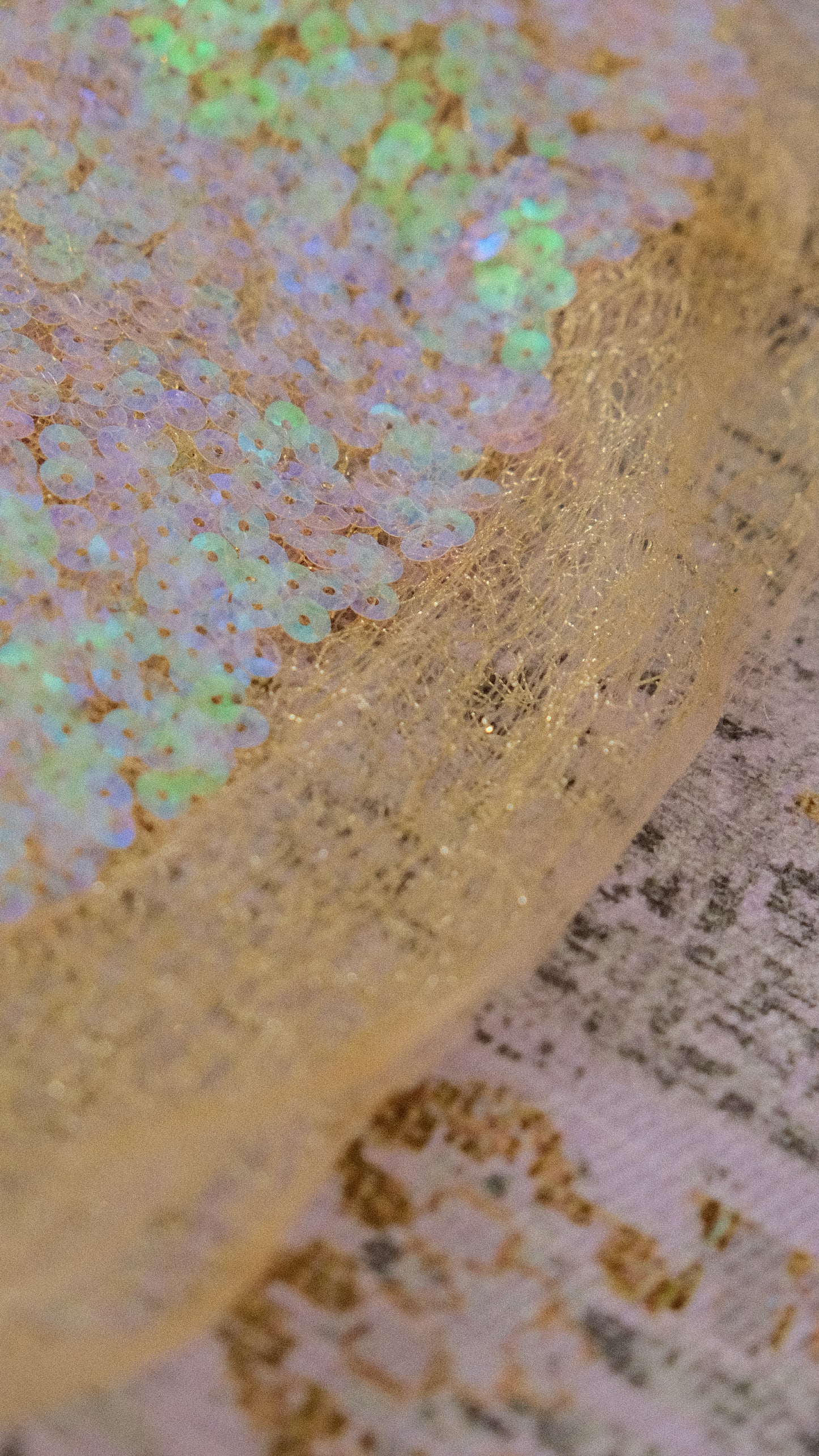 Seafoam Sequin dress (S)