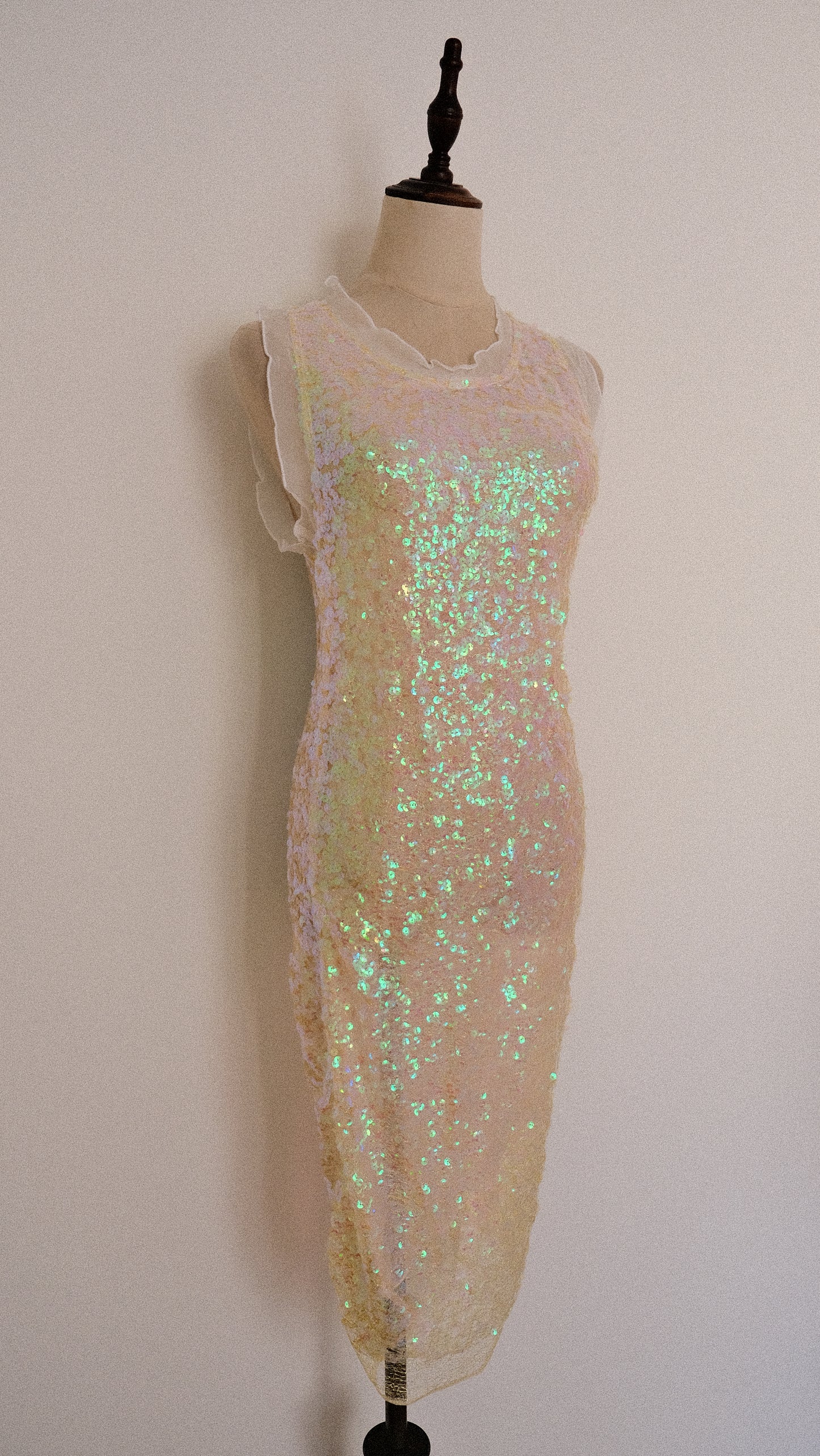 Seafoam Sequin dress (S)