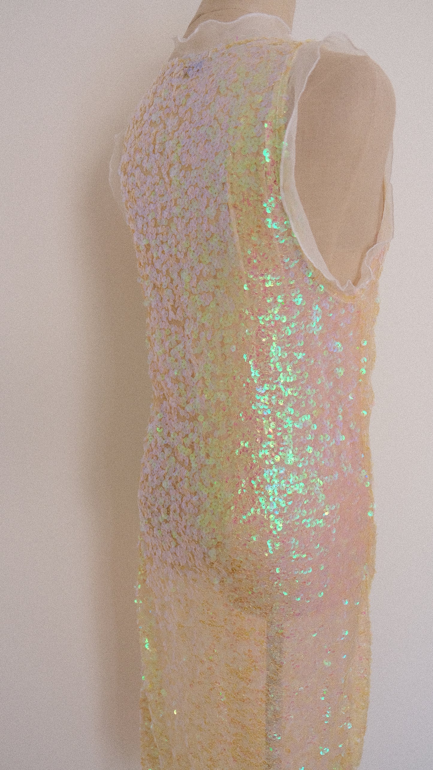 Seafoam Sequin dress (S)