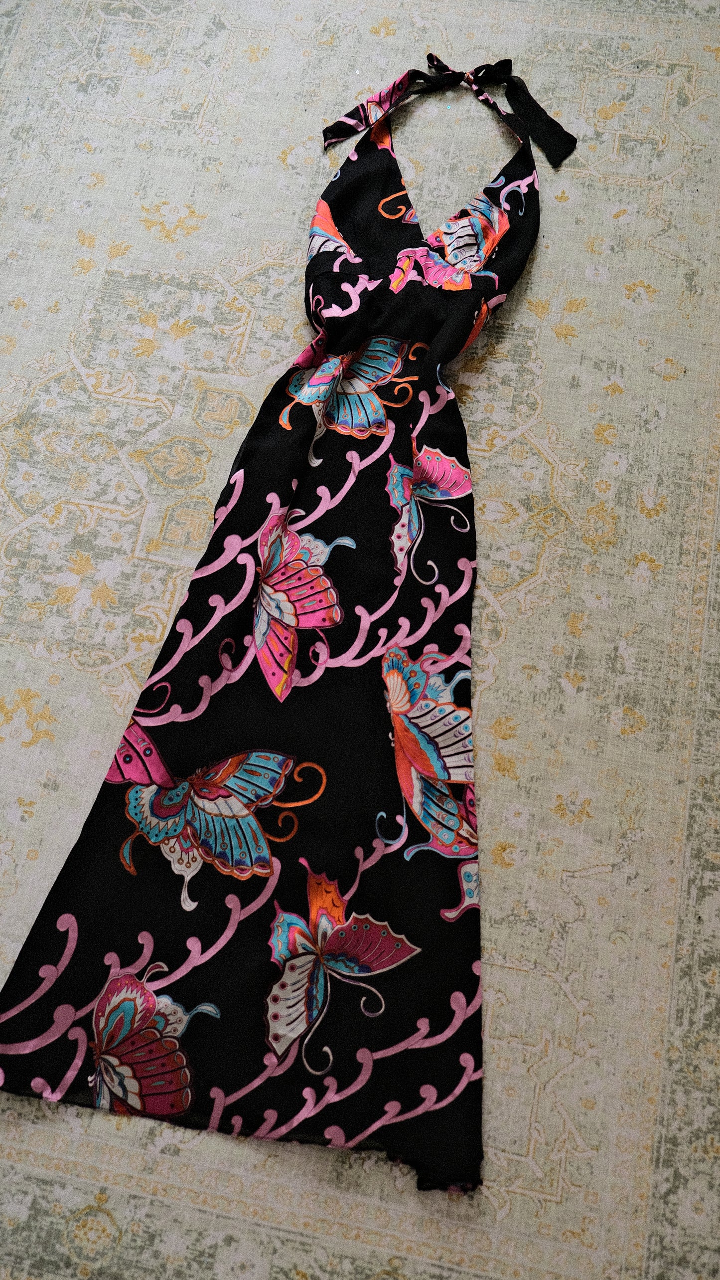 Nocturne Flutter dress (L, L/XL)