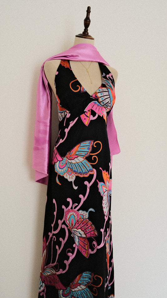 Nocturne Flutter dress (L, L/XL)