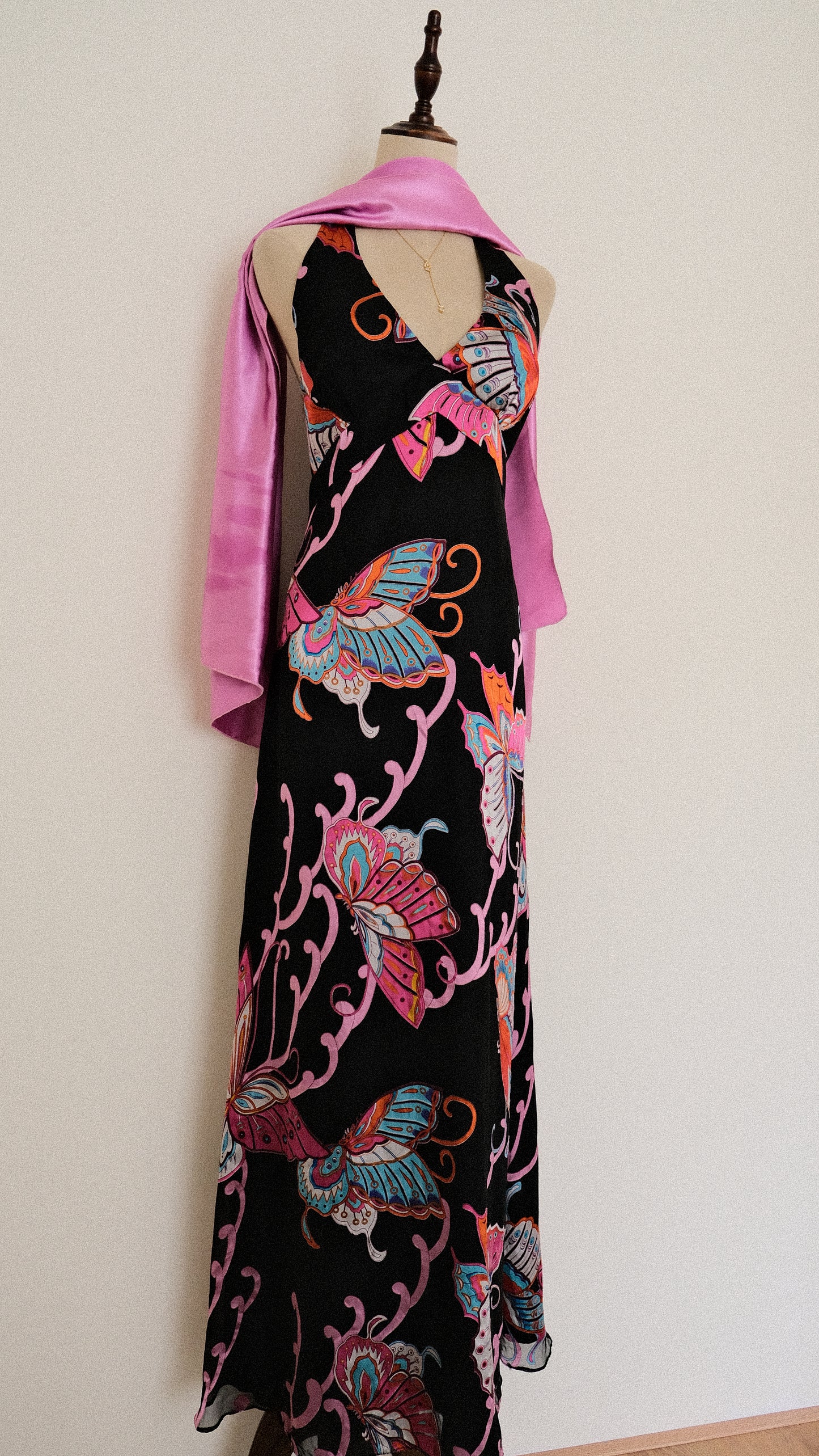 Nocturne Flutter dress (L, L/XL)