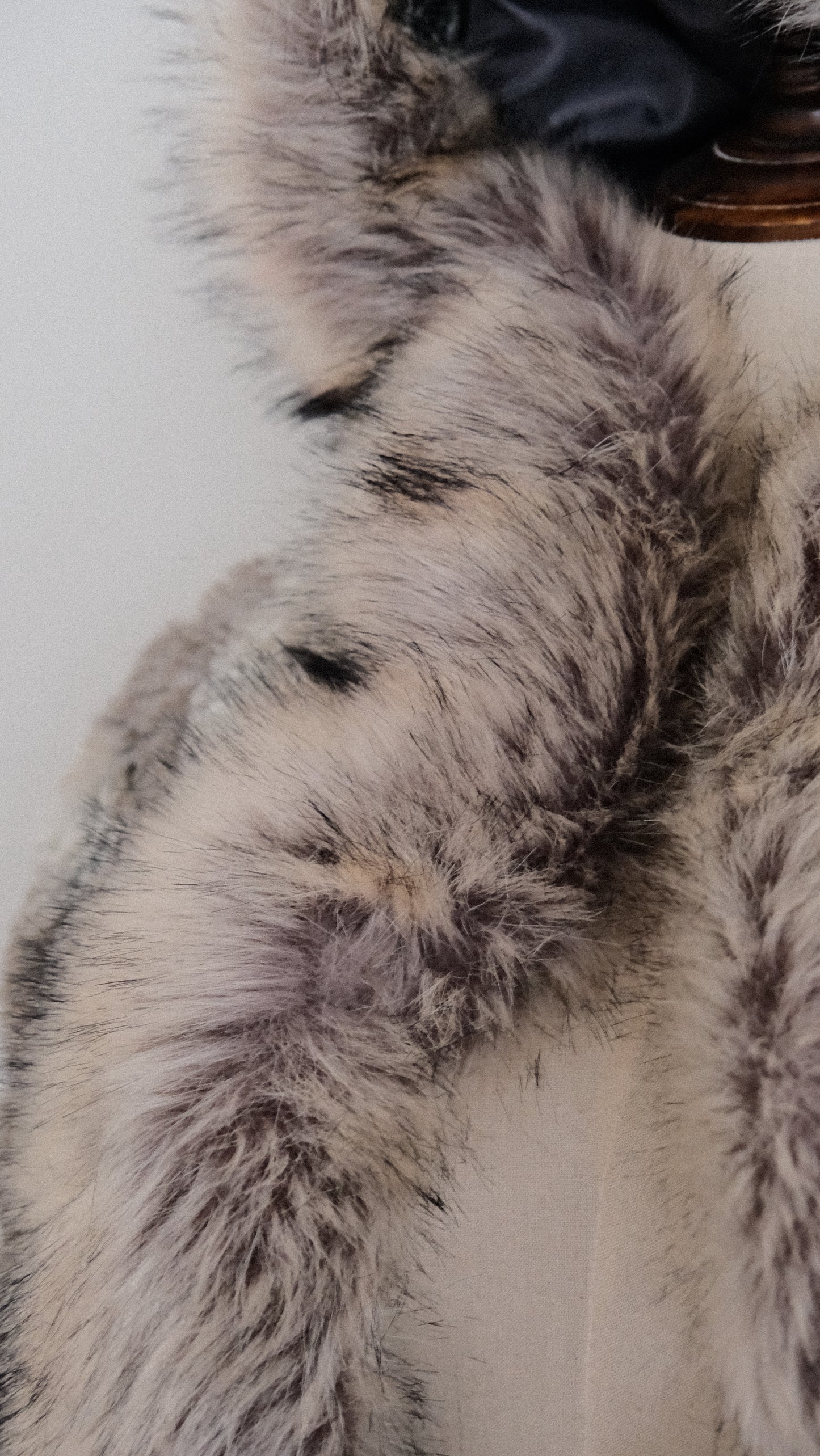 Faux Fur Autumn jacket (S-M)