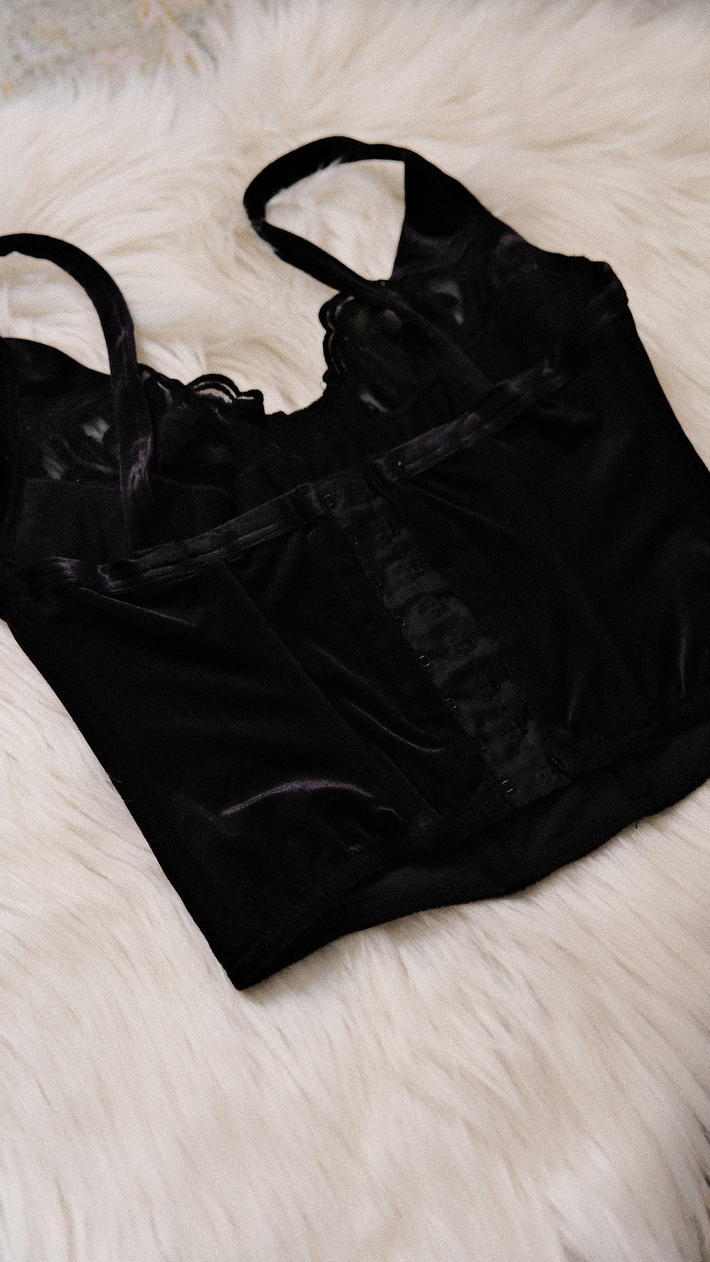 La Perla velours corset (34B/75B)