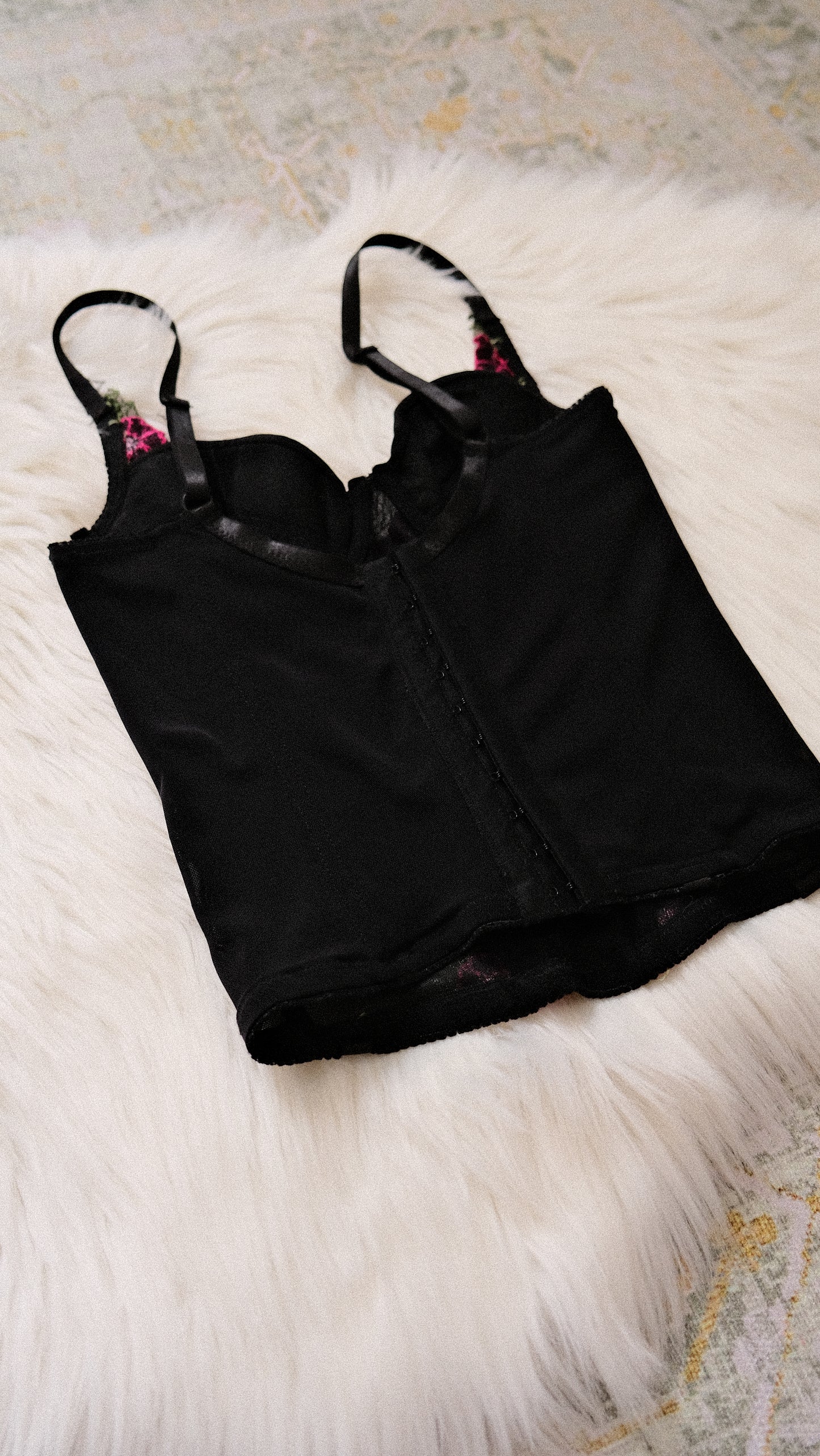 Dark Floral corset (70B/32B)